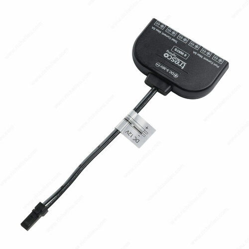 Richelieu LPWCON12MLT6DFE Tresco 12VDC Power Connector with 6 Mini Connectors