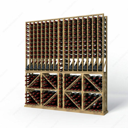 Richelieu WEBSO1259819 Wooden Wine Set 4 - 324 Bottles