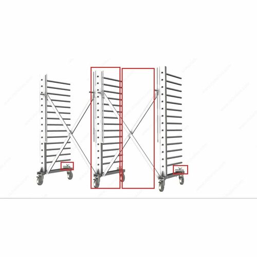 Richelieu WEBKIT1249978 Expandable Drying Rack Joint Kit