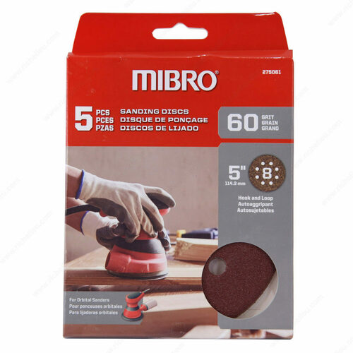 Richelieu 275061 5-Piece Sanding Disc Set