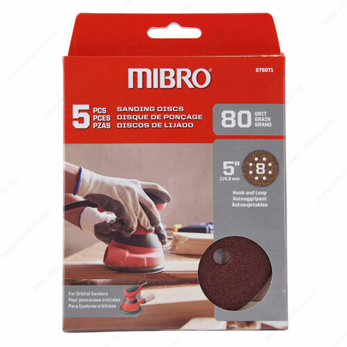 Richelieu 275071 5-Piece Sanding Disc Set