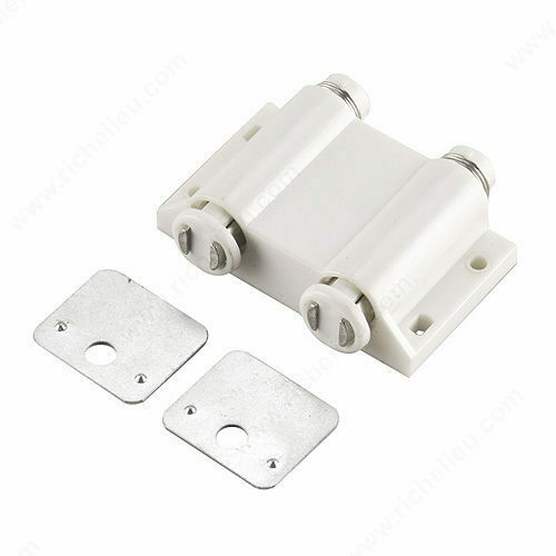 Richelieu 294WV Double Magnetic Push Catch with Plate