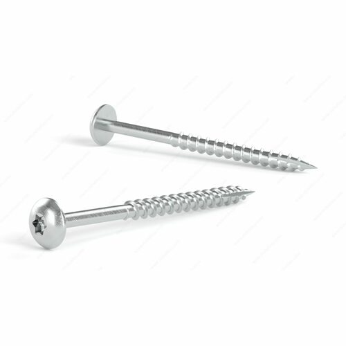 Richelieu PT17SL834 Stainless Steel Type 17 Torx Wood Screw, Pan Head, Single Lead Thread