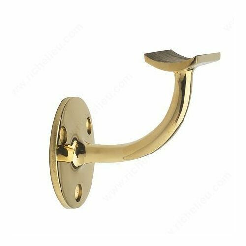 Richelieu 301112130 Sturdy Bracket with 3 Screws for Decorative Handrail Installation