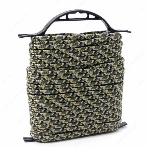Richelieu 302311BGV1 Camouflage Diamond Braid Polypropylene Rope