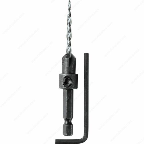Richelieu 31202002 Taper Point Countersink Drill for Wood Screws
