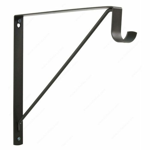 Richelieu 3221560ORB Round Rod Shelf Bracket - 3.33 cm (1-5/16