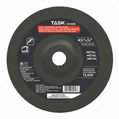 Richelieu 32458B Metal Depressed Center Grinding Wheel