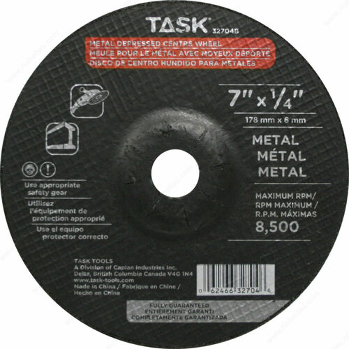 Richelieu 32704B Metal Depressed Center Grinding Wheel