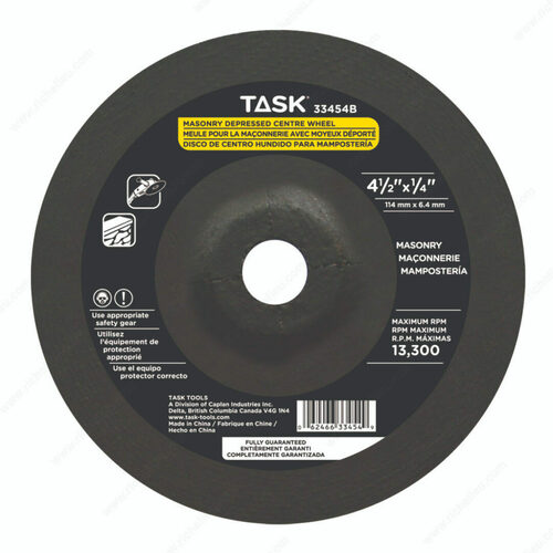 Richelieu 33454B Masonry Depressed Center Grinding Wheel