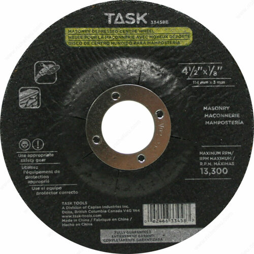 Richelieu 33458B Masonry Depressed Center Grinding Wheel