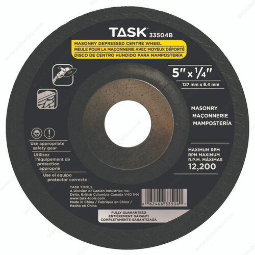 Richelieu 33504B Masonry Depressed Center Grinding Wheel