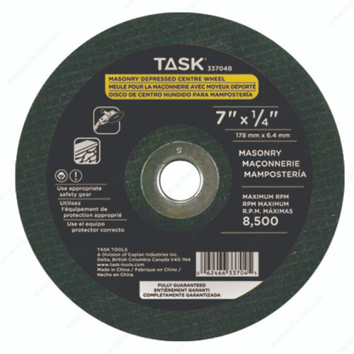Richelieu 33704B Masonry Depressed Center Grinding Wheel