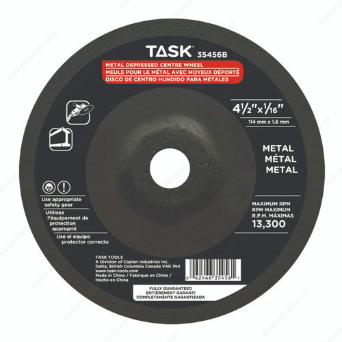 Richelieu 35456B Metal Depressed Center Grinding Wheel