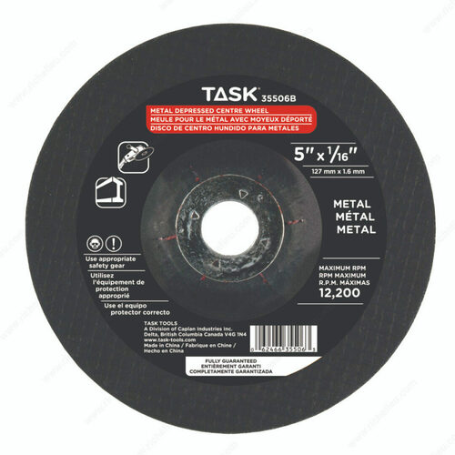Richelieu 35506B Metal Depressed Center Grinding Wheel