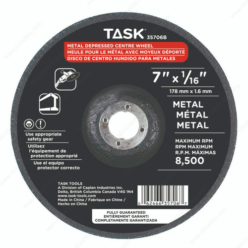 Richelieu 35706B Metal Depressed Center Grinding Wheel