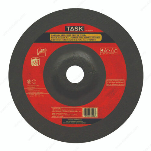 Richelieu 36456B Masonry Depressed Center Grinding Wheel