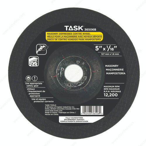 Richelieu 36506B Masonry Depressed Center Grinding Wheel