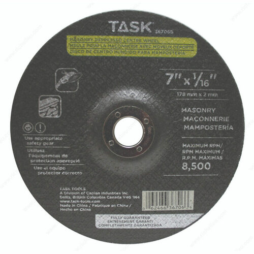 Richelieu 36706B Masonry Depressed Center Grinding Wheel