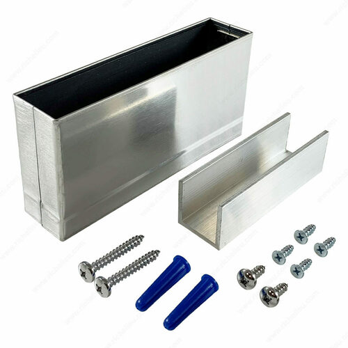 Richelieu 400490140 Stainless Steel Pilaster Shoe Kit