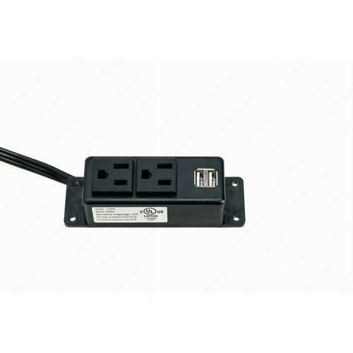 Richelieu 432290 Power Harness Dual Outlet USB Charging Station