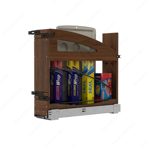 Richelieu 447CCBCSCWN5MB Rev-A-Shelf Craftsman Bakeware Pullout Organizer