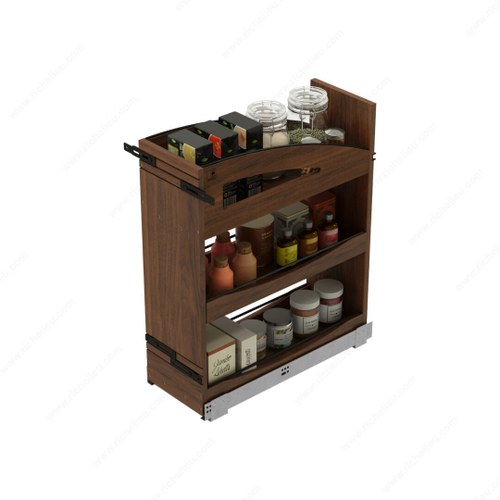 Richelieu 448CCBCSCWN8MB Rev-A-Shelf Craftsman Base Cabinet Pullout