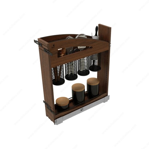 Richelieu 448UTCCBCSCWN5M Craftsman Solid Wood Utensil Pullout System