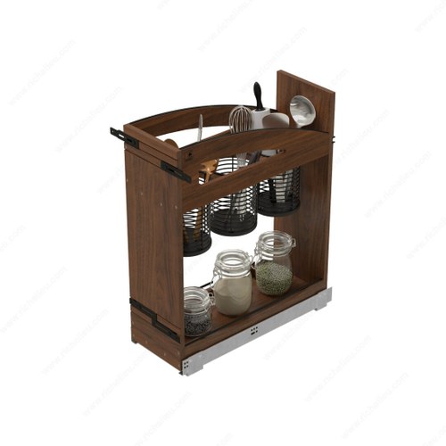 Richelieu 448UTCCBCSCWN8M Craftsman Solid Wood Utensil Pullout System