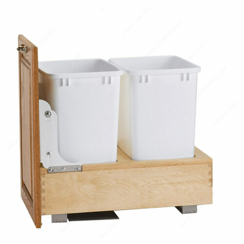 Richelieu 4WC18DM2 Rev-A-Shelf Bottom Mount Pull-Out Waste Container