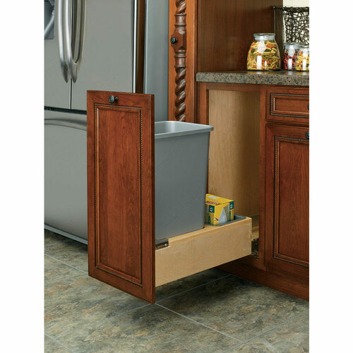 Richelieu 4WCBM15DM1 Rev-A-Shelf Pull-Out Waste Container, Bottom Mount