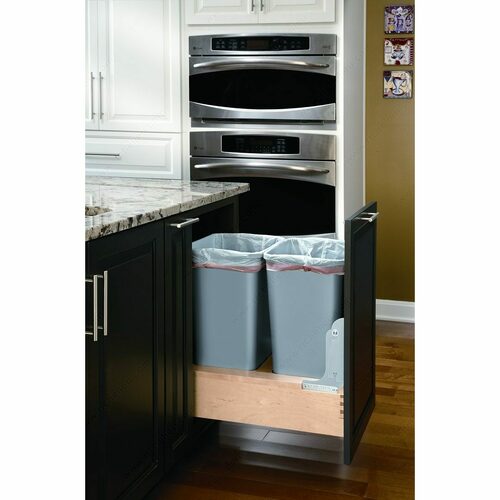 Richelieu 4WCBM2150DM2 Rev-A-Shelf Bottom-Mount Pull-Out Waste Container