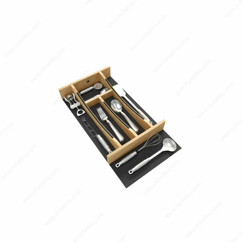 Richelieu 4WCTCC15MB1 Rev-A-Shelf Craftsman Solid Wood Cutlery Drawer Insert