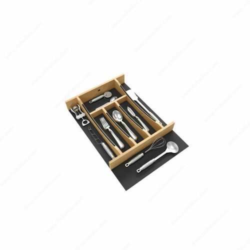 Richelieu 4WCTCC18MB1 Rev-A-Shelf Craftsman Solid Wood Cutlery Drawer Insert