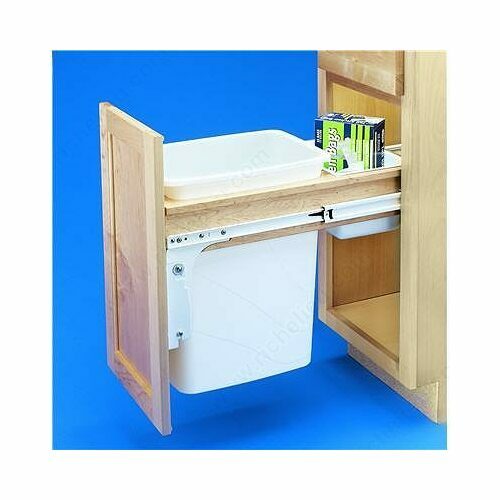Richelieu 4WCTM12DM1 Rev-A-Shelf Side-Mounted Pull-Out Recycling Center