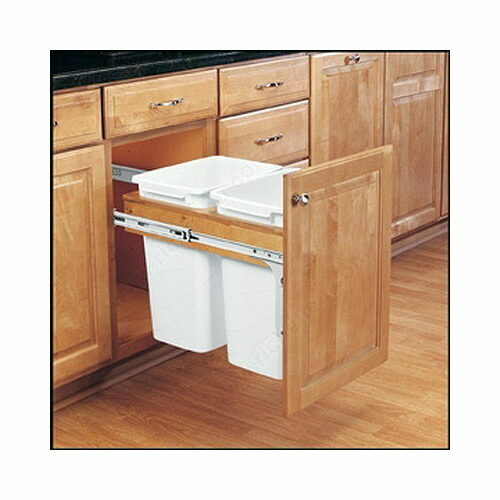 Richelieu 4WCTM18DM2 Rev-A-Shelf Side-Mounted Double Pull-Out Recycling Center