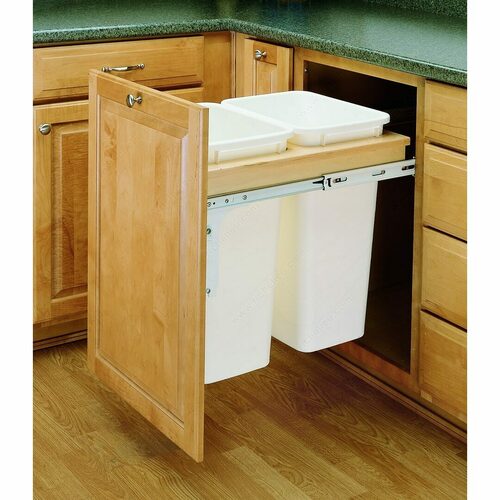 Richelieu 4WCTM2150DM2 Rev-A-Shelf Side-Mounted Double Pull-Out Recycling Center