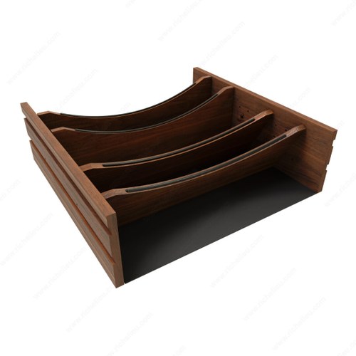 Richelieu 4WDIVCCWN24MB1 Craftsman Collection Solid Wood Adjustable Deep Drawer Divider Insert