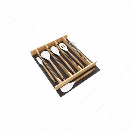 Richelieu 4WUTCC21MB1 Rev-A-Shelf Craftsman Solid Wood Utensil Drawer Insert