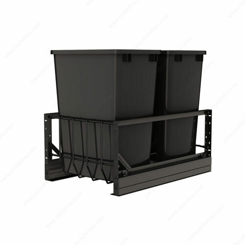 Richelieu 534918DM218 Rev-A-Shelf Double Pull-Out Recycling Center
