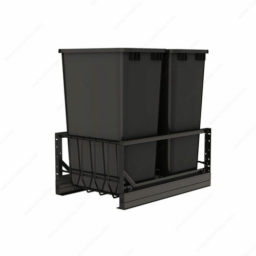 Richelieu 53492150DM218 Rev-A-Shelf Double Pull-Out Recycling Center