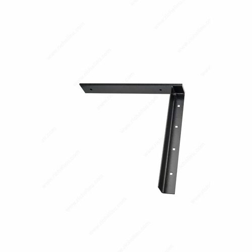 Richelieu 6240090290 Concealed Black Flat Steel Bracket
