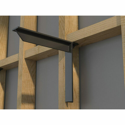 Richelieu 624114120990 Kolossus Concealed Aluminum Bracket