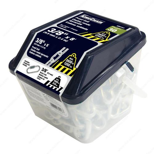 Richelieu 699151 Grade 30 Zinc-Coated Proof Coil Chain