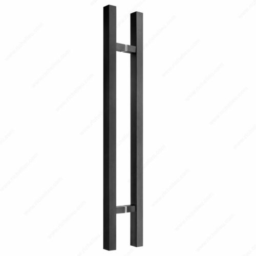 Richelieu 701DH153236169 Square Ladder Handle with Mounting Rods - Back-to-Back Design