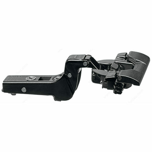 Richelieu 71B979181 Onyx Black CLIP Top BLUMOTION Hinge for Thick Doors