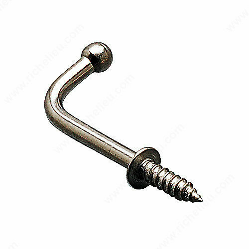 Richelieu 75702171 Stainless Steel Utility Screw Hook - Model 7570