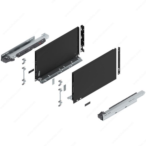 Richelieu 770F40098US LEGRABOX Pure BLUMOTION Standard Drawer, Height F