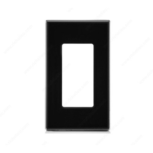 Richelieu 80301900 Decora Plus Screwless Wallplate, 1-Gang
