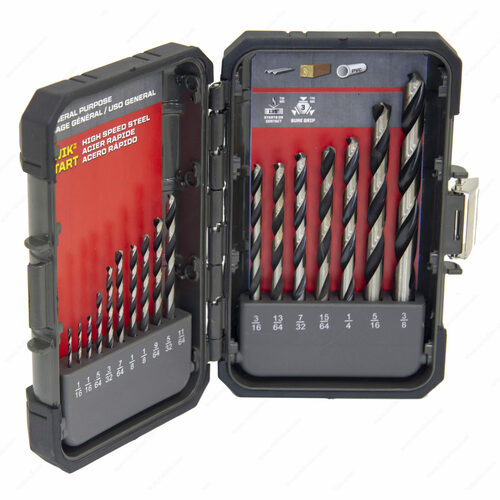 Richelieu 871140 17-Piece High-Speed Steel Drill Bit Set
